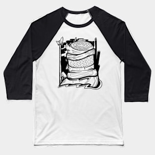 Log man illustration Baseball T-Shirt